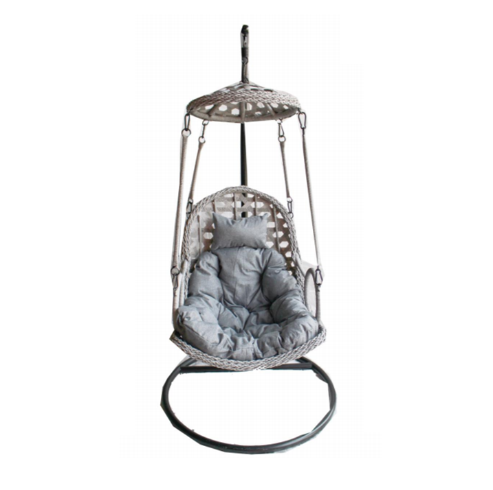Cosmo Swing Chair - Black/Dark Grey Basket