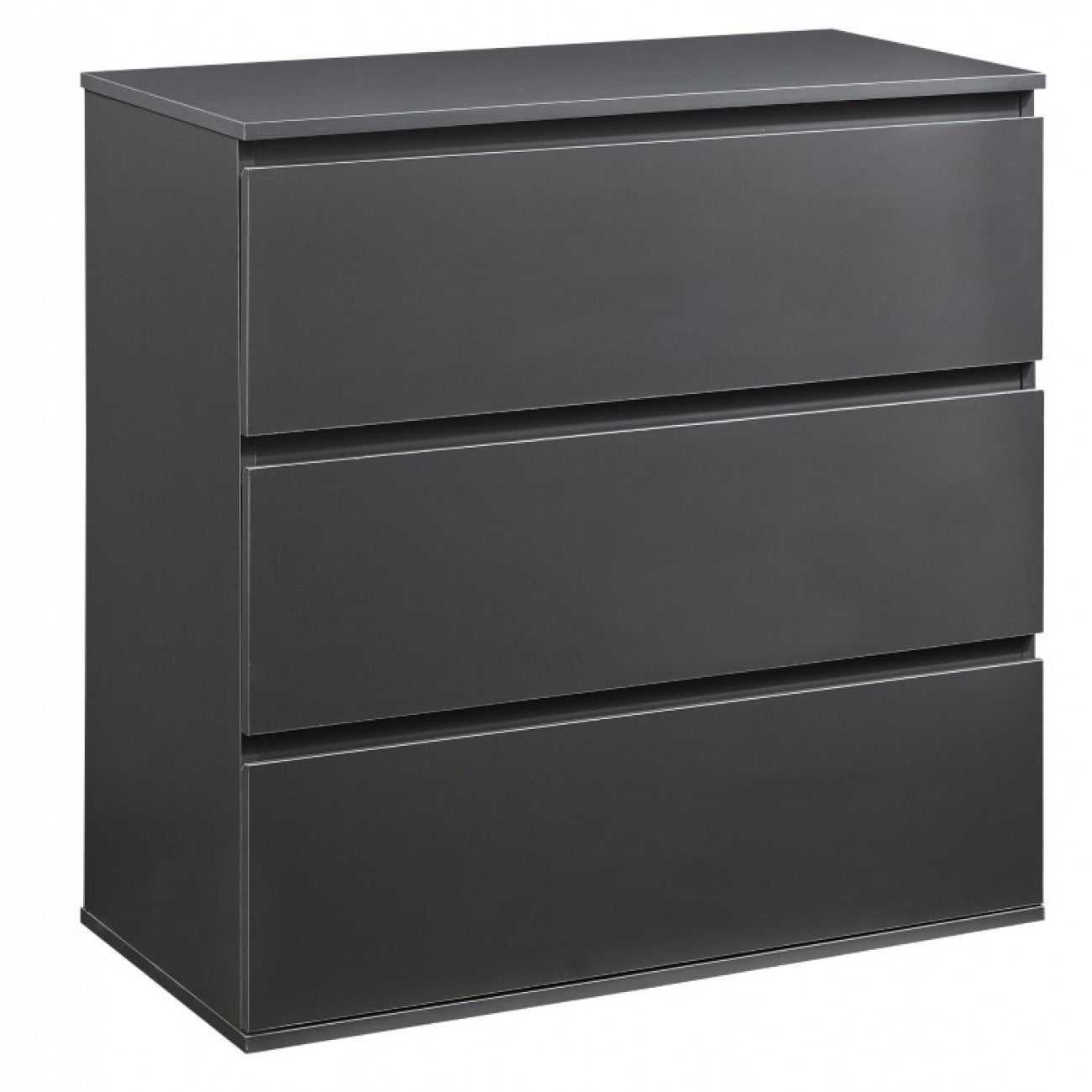 Porcia 3 Dreawers Chest - Dark Grey