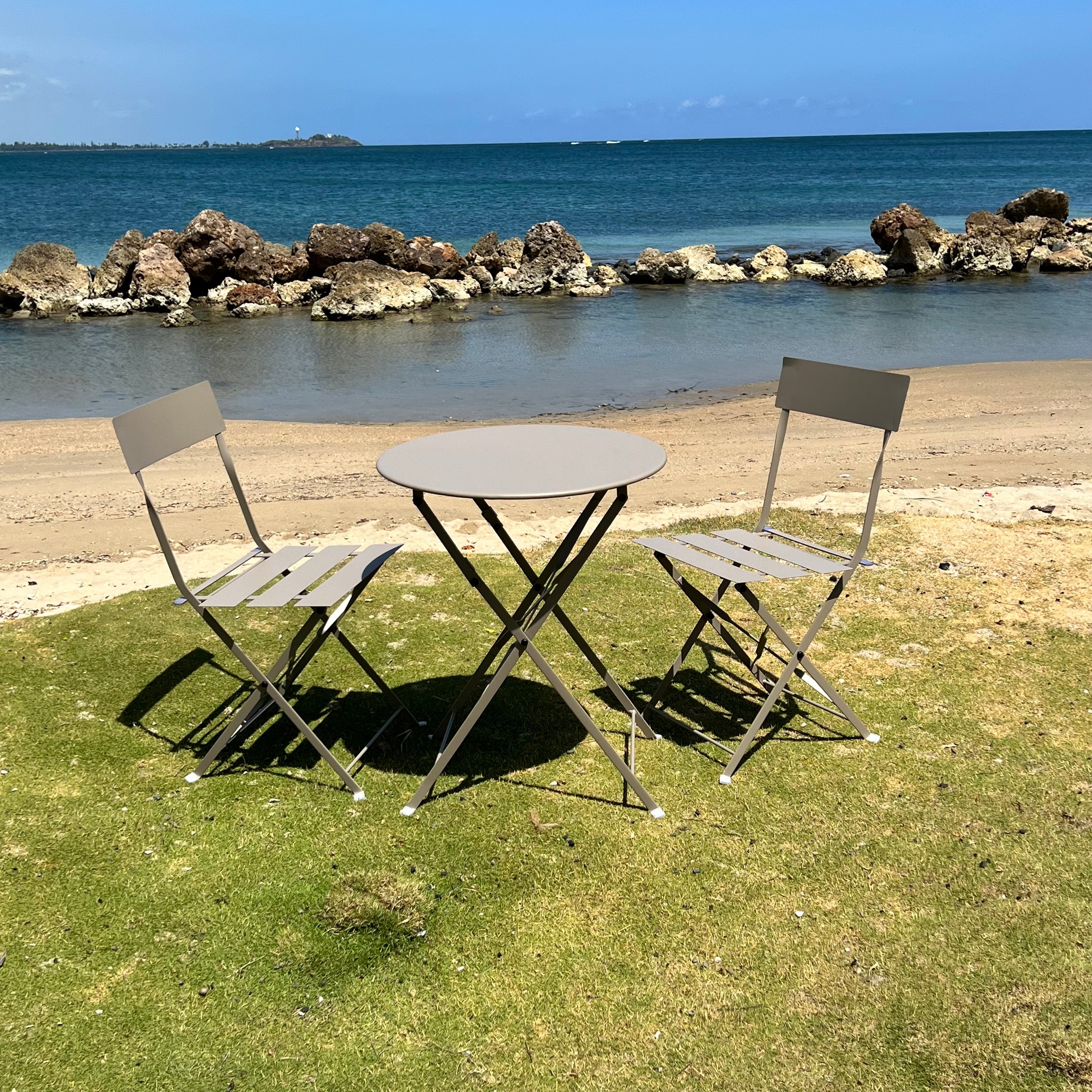 Macerata Bistro Set - 3 pcs. (Taupe)