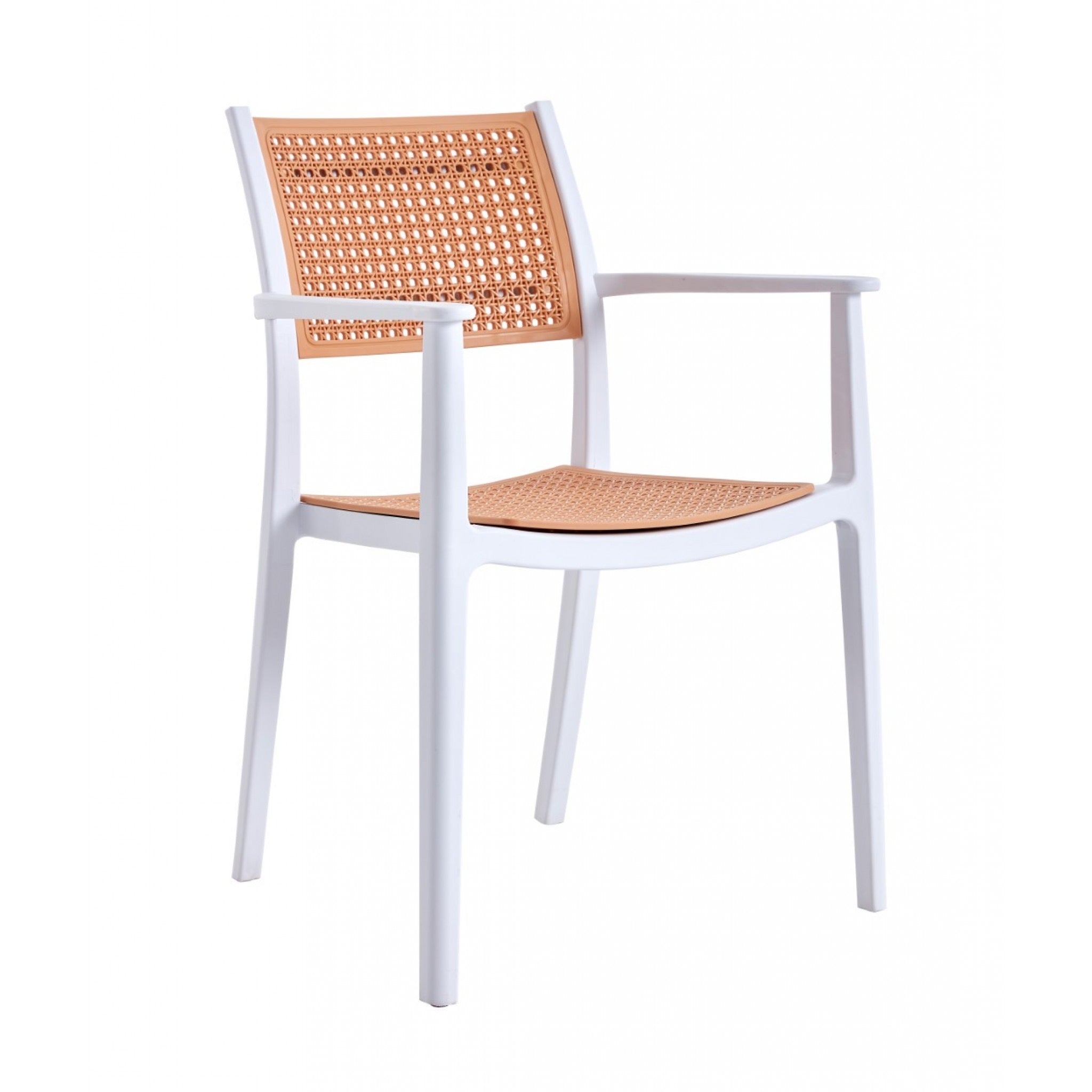 Erato Chair - White/Orange