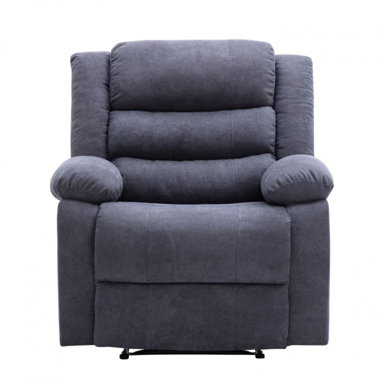 Cross Recliner Single Sofa - Dark Grey