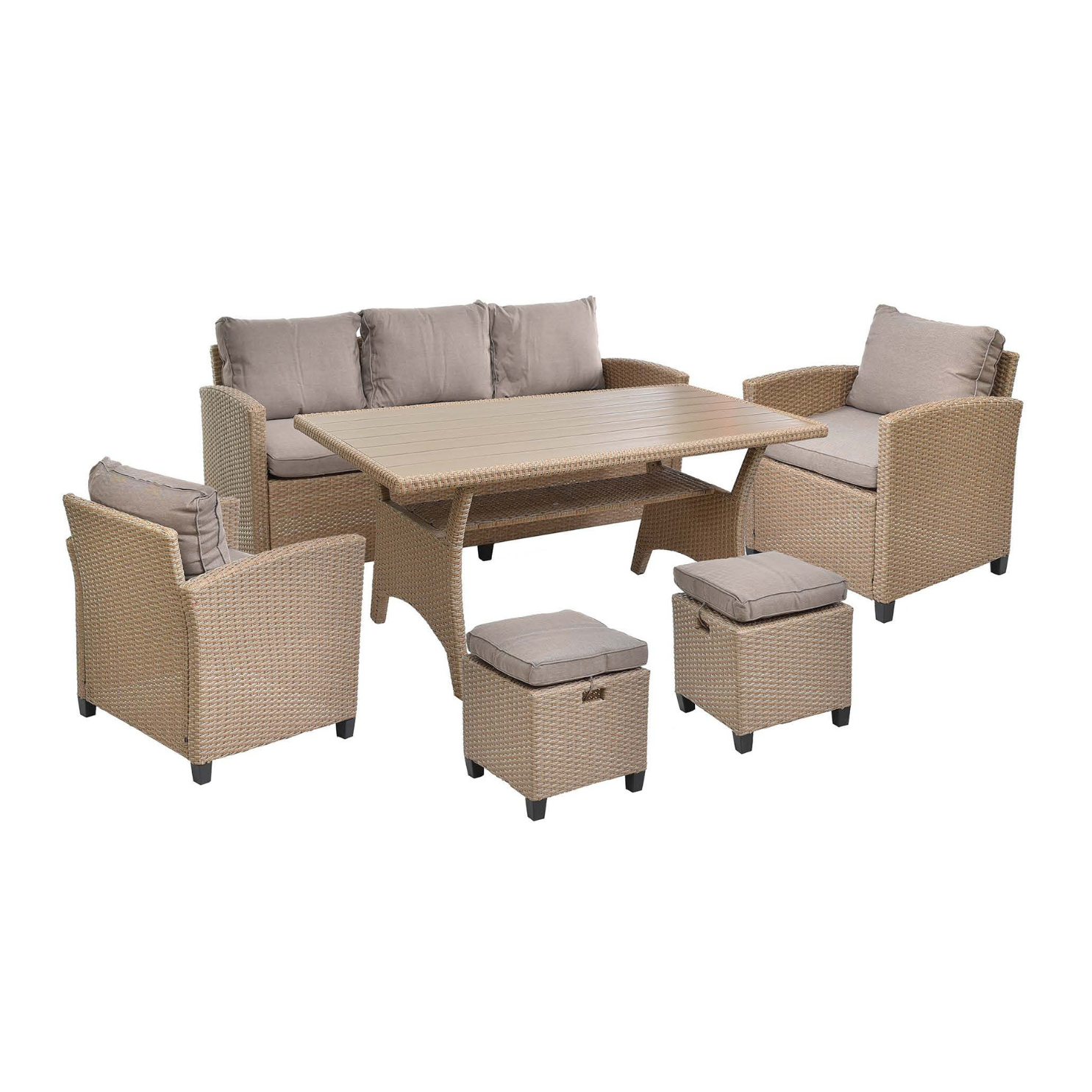 Juelsminde Patio Set - 6 pcs.