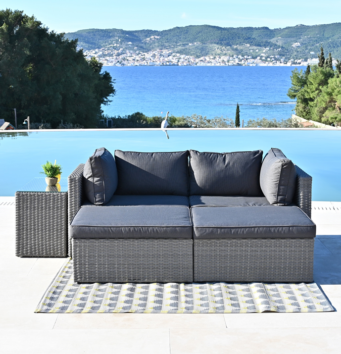 Valencia Corner Sofa Patio Set - 5 pcs.