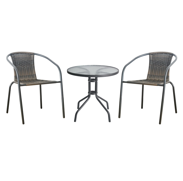Bistro Set (Brown) 3 pcs.