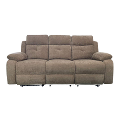 Sorbe 3-Seater Recliner Sofa - Brown