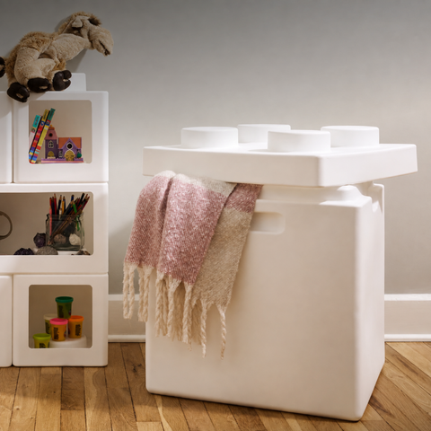 Step 2® Contemporary Builders Toy Box™ - White