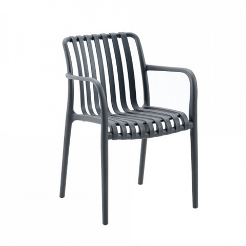 Zephyr Plastic Chair - Grey