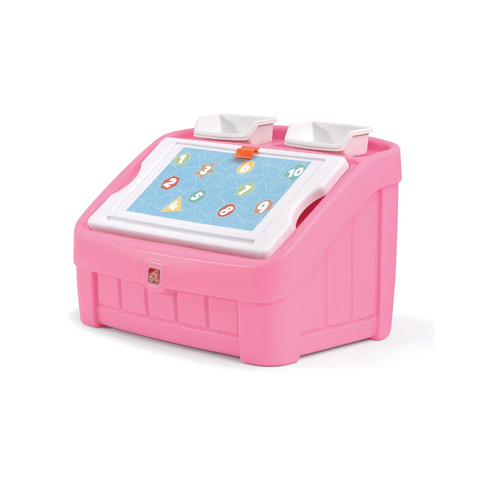 Step 2® 2-in-1 Toy Box & Art Lid - Pink