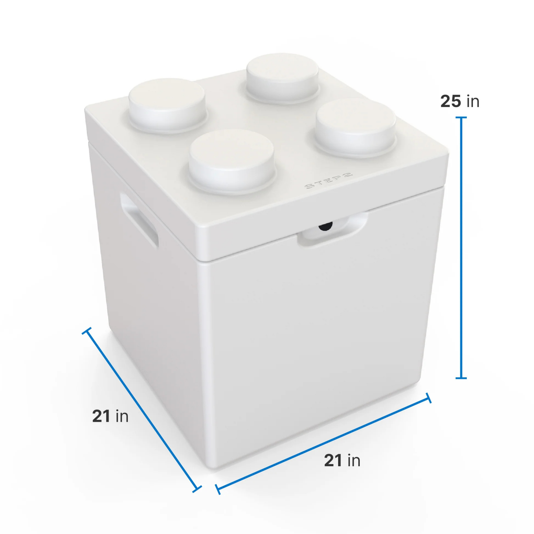 Step 2® Contemporary Builders Toy Box™ - White