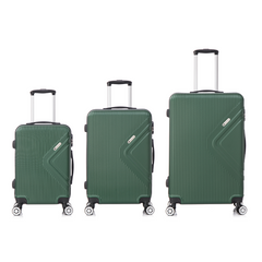 Luggage Set 3 pcs. W / Wheel - Green