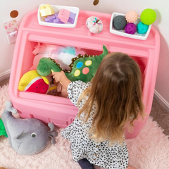 Step 2® 2-in-1 Toy Box & Art Lid - Pink