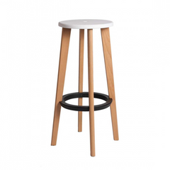 Reva Barstool - White (4 pcs. set)