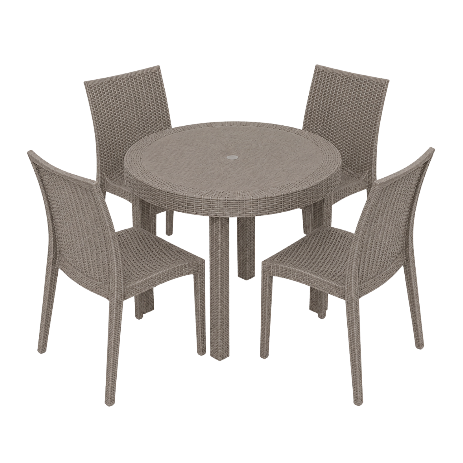 Brittany Patio Set - 5 pcs. (Taupe)