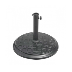 Concrete Umbrella Round Base - Black