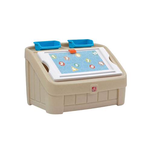 Step 2® 2-in-1 Toy Box & Art Lid - Neutral