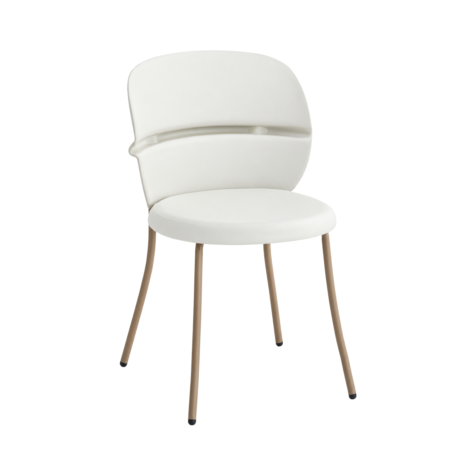 Sarge Dining Chair - Greyish/Brown Legs