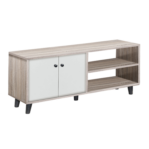 Lorien TV Stand - White/Natural