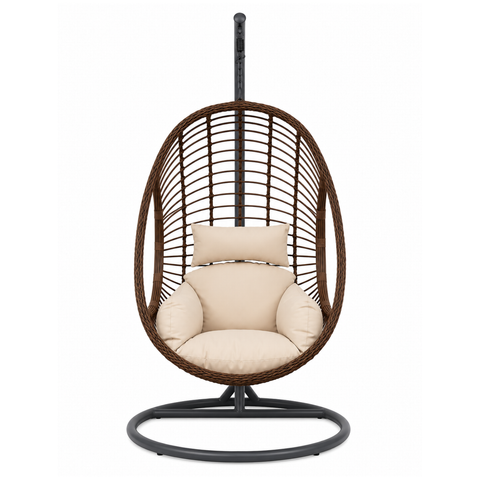 Norma Swing Chair - Brown/Black
