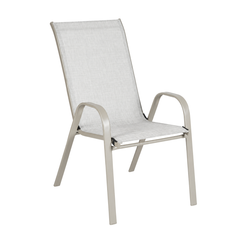 Santiago Patio Set - Light Grey (Beige Frame)