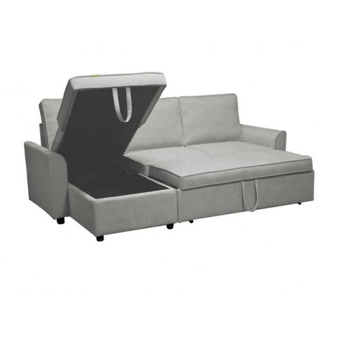 Ruby Sectional Corner Sofabed - Beige