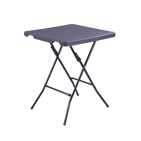 Domo Folding Square Table - Black