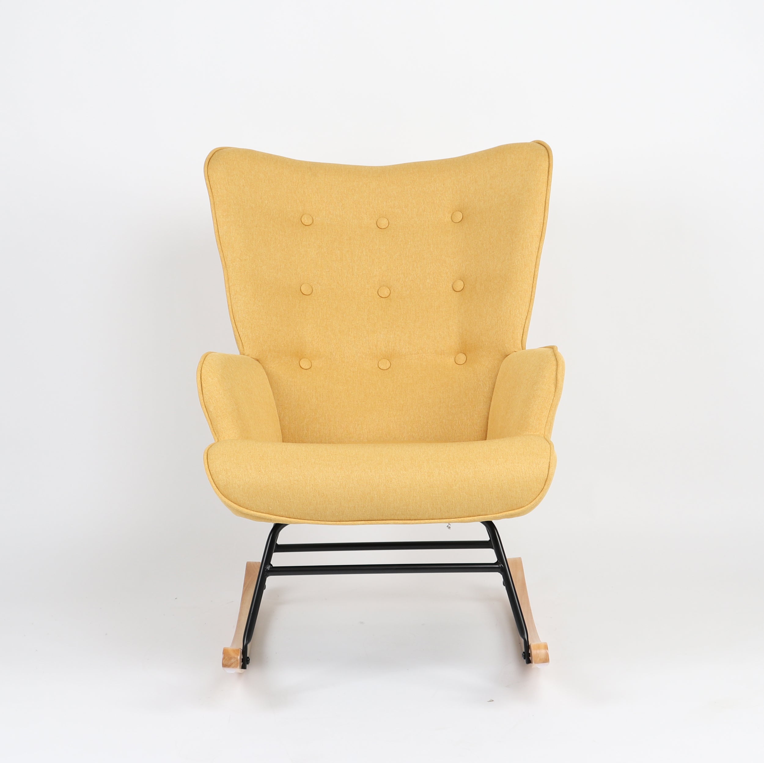 Mustard Rocking Chair Rocking Chair Nicol - Mustard – Aliss Puerto Rico