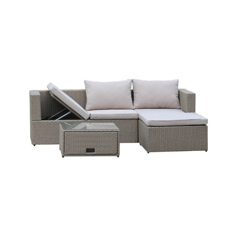 Skottevik Sectional Corner Sofa with Table
