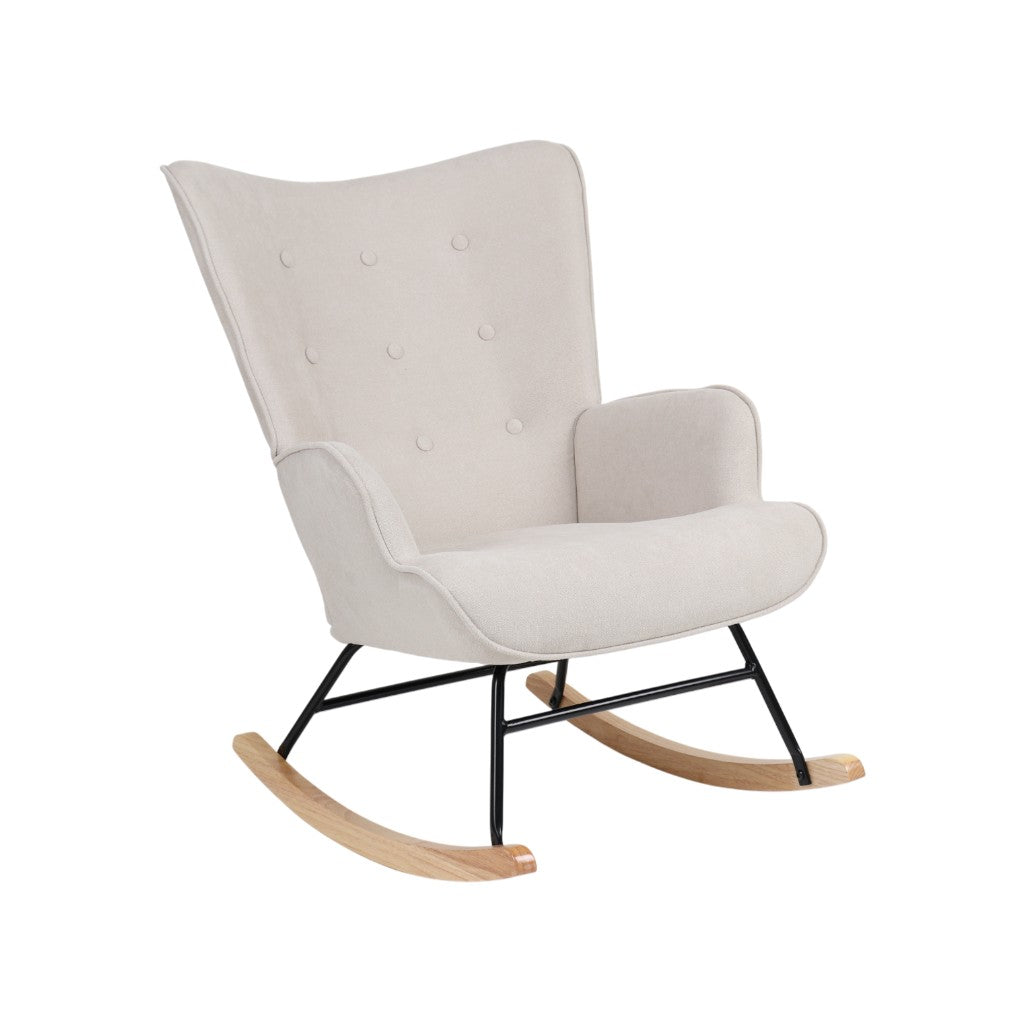 Rocking Chair Nicol - Beige