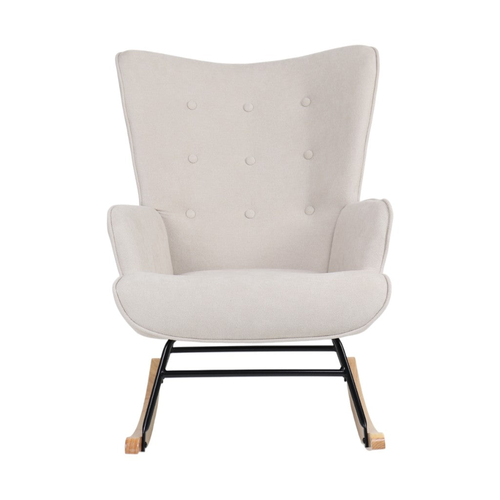 Rocking Chair Nicol - Beige