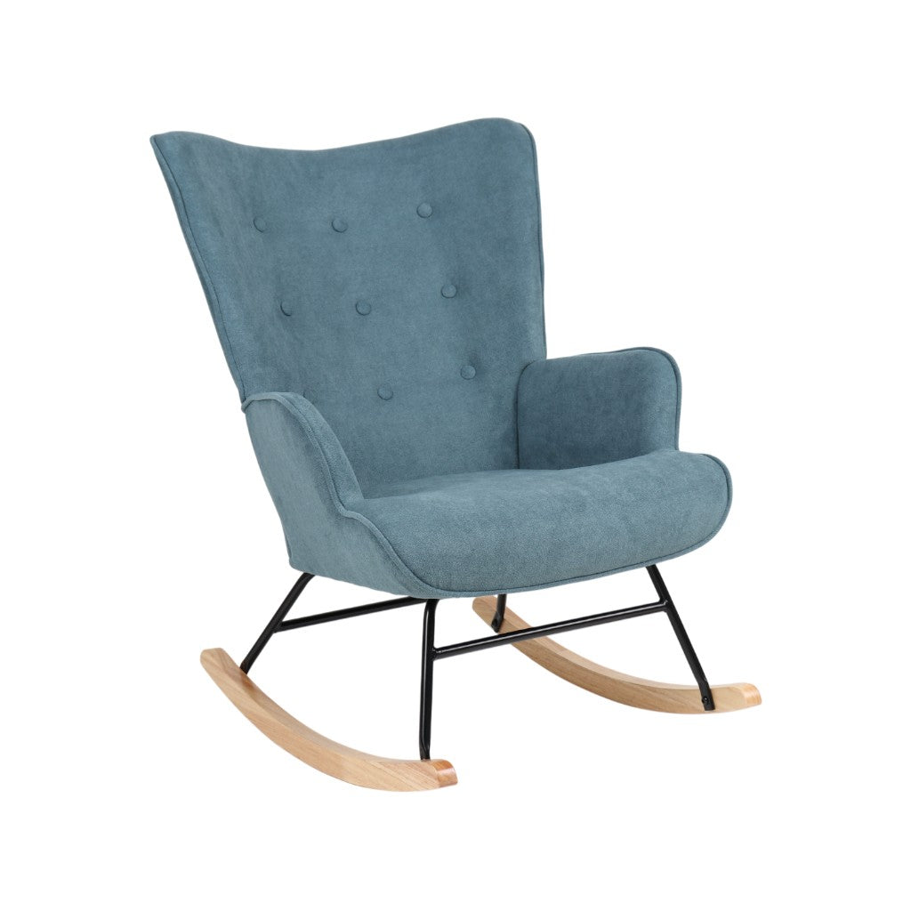Rocking Chair Nicol - Blue