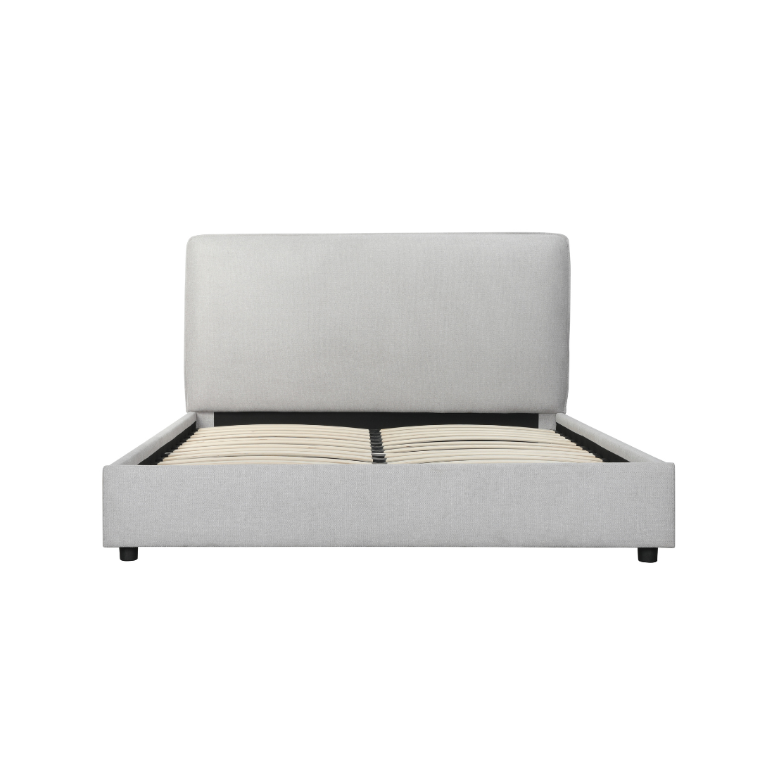 Queen Bed Kona - Light Grey
