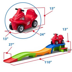 Step 2® Up & Down Roller Coaster Rapid Ride & Hide