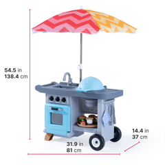 Step 2® Grill & Go BBQ Cart with Lights and Sounds™