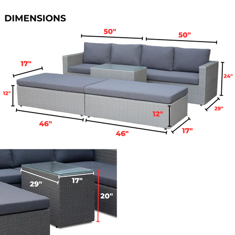 Drammen XL Sectional Corner Sofa - 5 pcs.