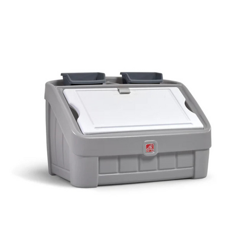 Step 2® 2-in-1 Toy Box & Art Lid - Grey