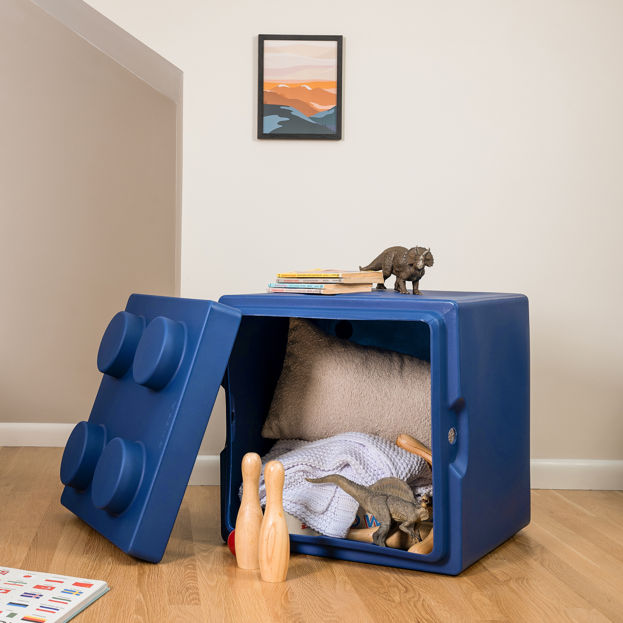 Step 2® Contemporary Builders Toy Box™ - Denim Blue