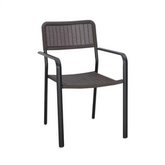 Beata Plastic Chair - Brown