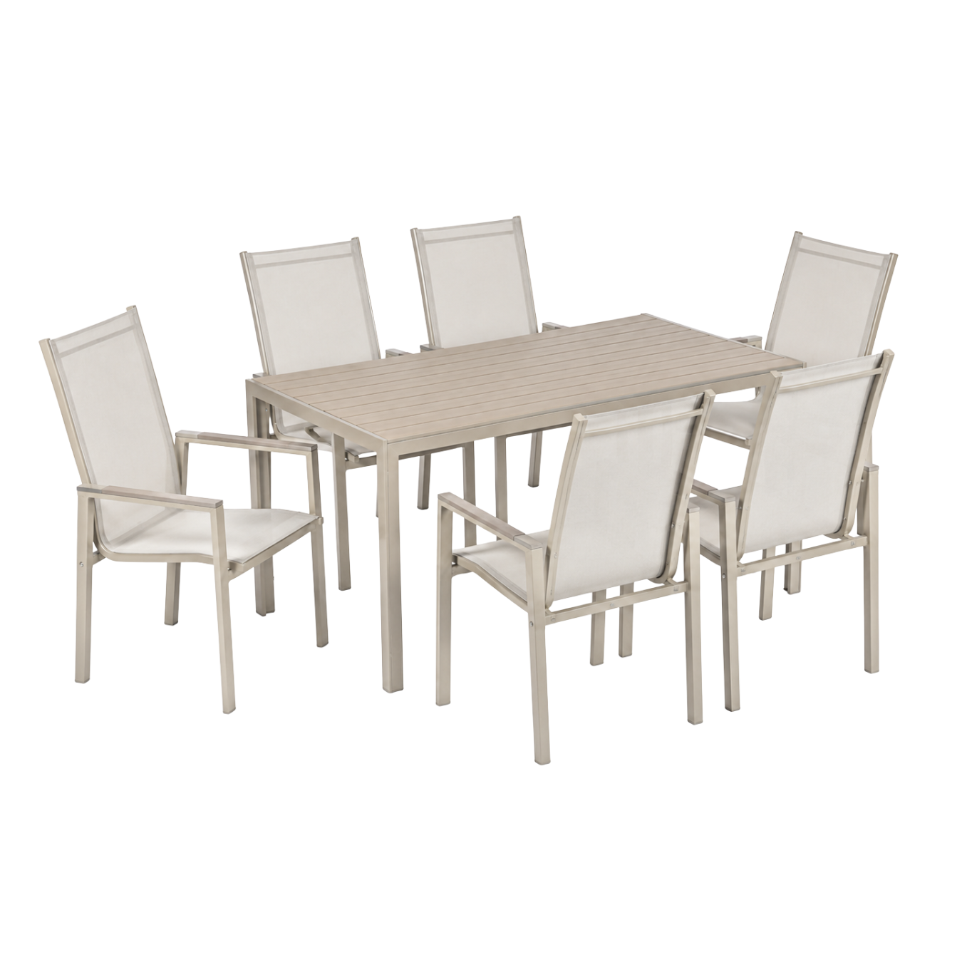 Santino Patio Set - Light Grey