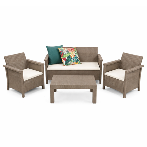Jessica Patio Set - Gray (4 pcs.)