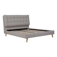 Queen Bed Jiasmin - Beige