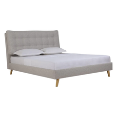 Queen Bed Jiasmin - Beige
