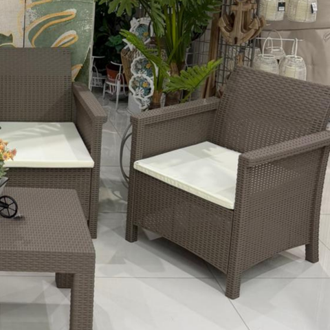 Jessica Patio Set - Gray (4 pcs.)