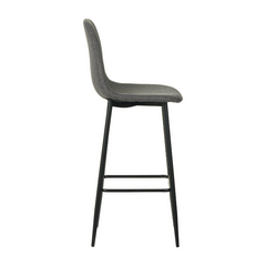 Paula Bar Chair - Dark Grey