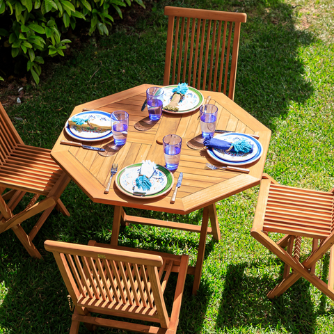 Venis Octagonal Folding Dinning Table
