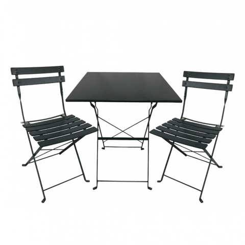 Zeleni Bistro Set - 3 pcs. (Black)