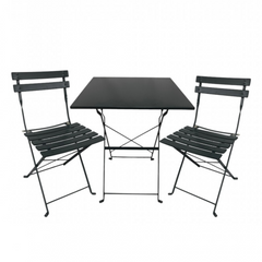 Zeleni Bistro Set - 3 pcs. (Black)