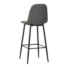 Paula Bar Chair - Dark Grey