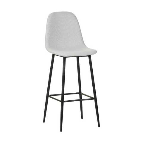 Paula Bar Chair - Light Grey