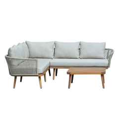 Sanito Sectional Corner Sofa w/Table Set - 3 pcs.