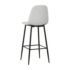 Paula Bar Chair - Light Grey